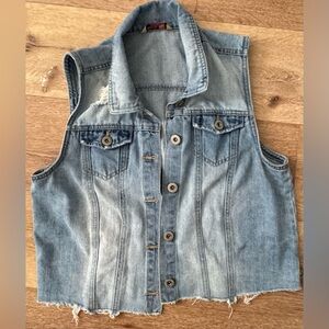 Highway Jeans Light Blue Denim Vest